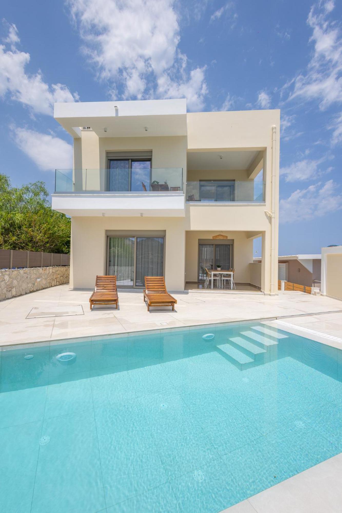 Villa Pava-Sea View Brand New 2024 Villa Archangelos  Ngoại thất bức ảnh
