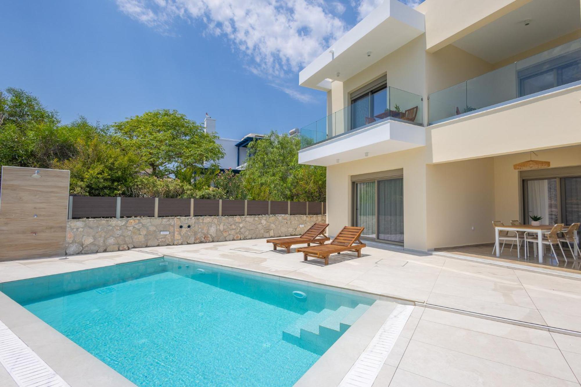 Villa Pava-Sea View Brand New 2024 Villa Archangelos  Ngoại thất bức ảnh